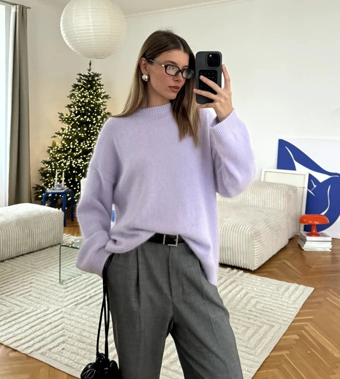 MIRRACH DESIGN WOMEN'S KNITTED SWEATER MARY