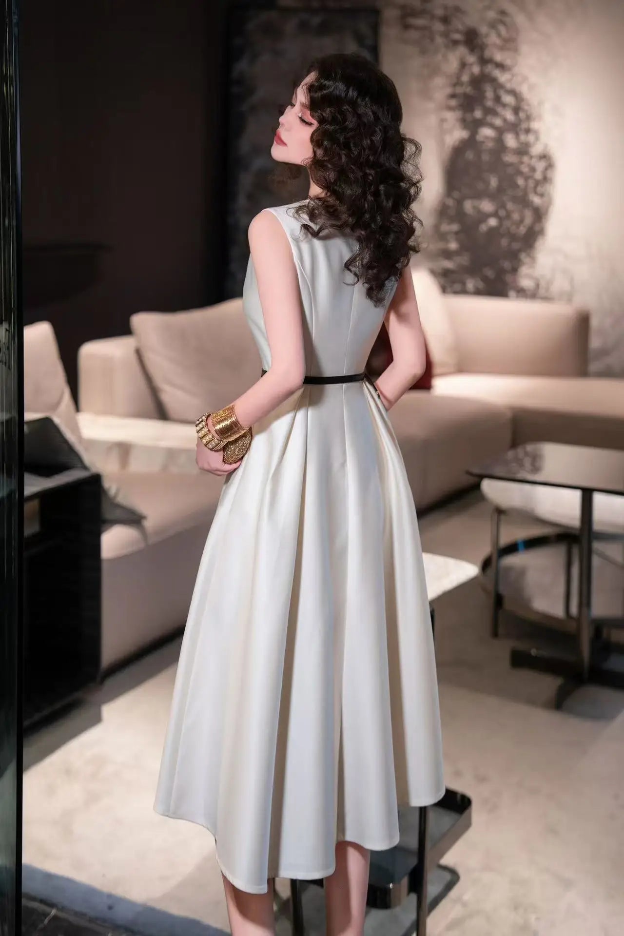 MIRRACH DESIGN MIDI DRESS