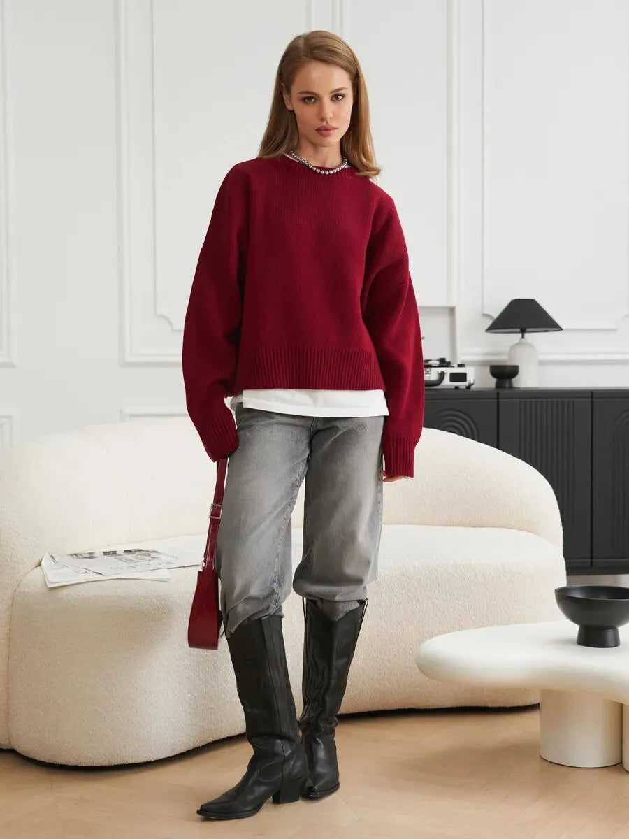 MIRRACH DESIGN WOMEN'S KNITTED SWEATER SENNA
