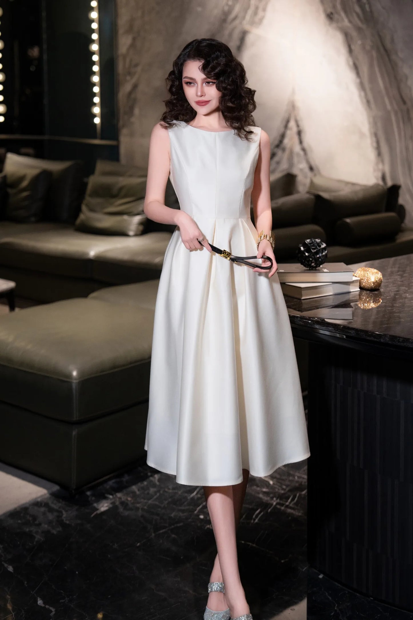 MIRRACH DESIGN MIDI DRESS