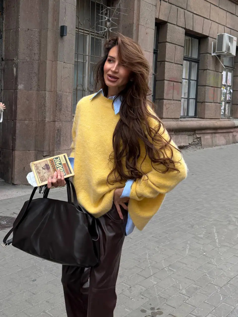 MIRRACH DESIGN WOOL SWEATER FOR WOMEN