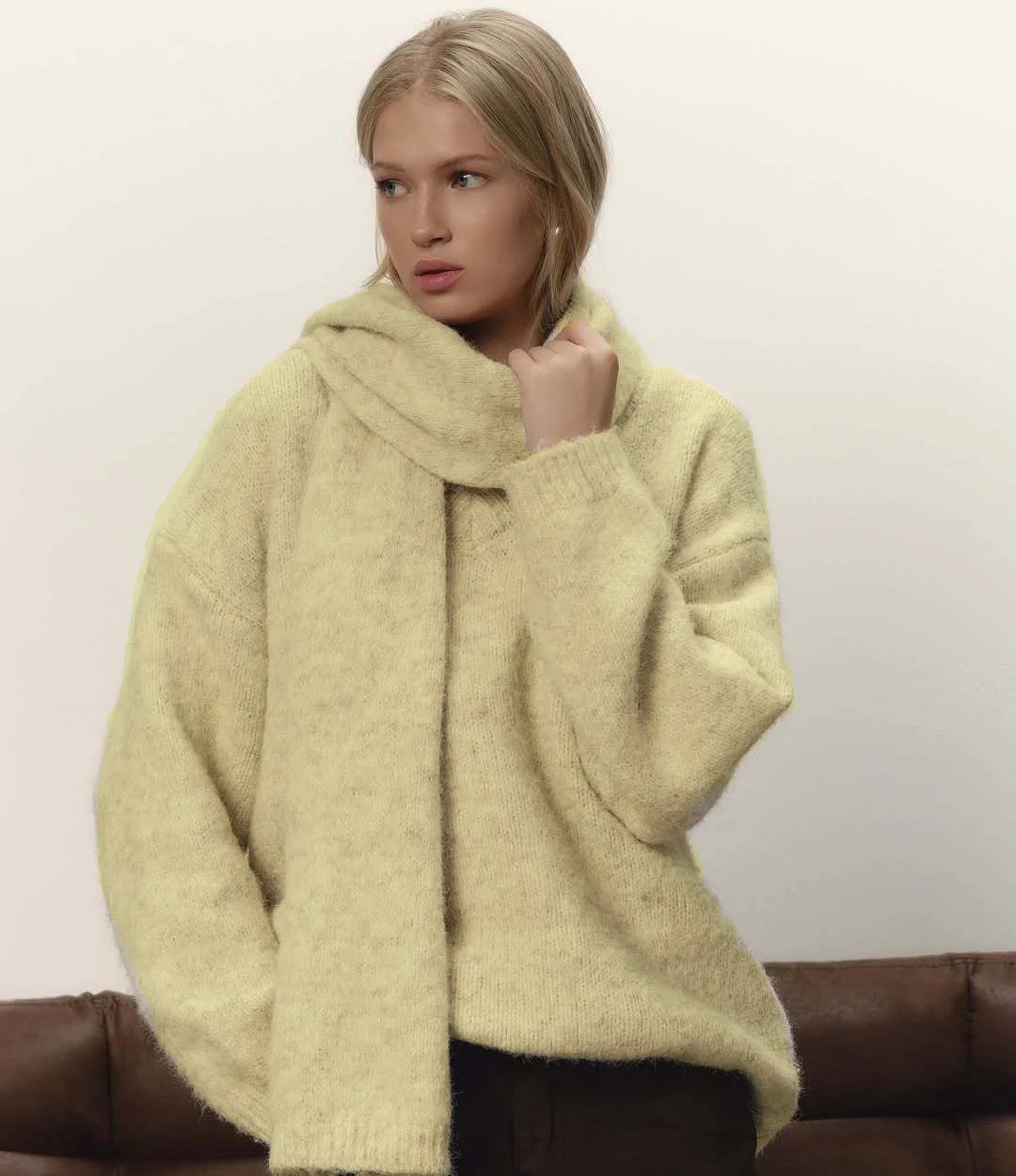 MIRRACH DESIGN WOOL SWEATER FOR WOMEN