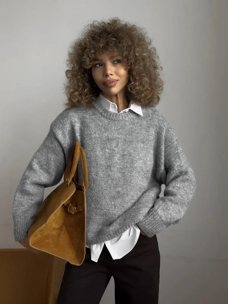 MIRRACH DESIGN WOMEN'S KNITTED SWEATER SAYLA