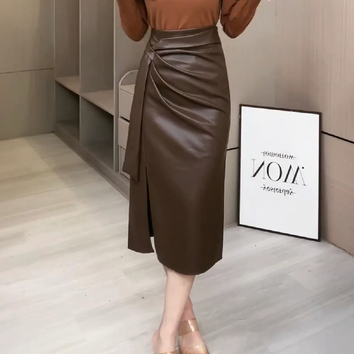 Leather Skirt