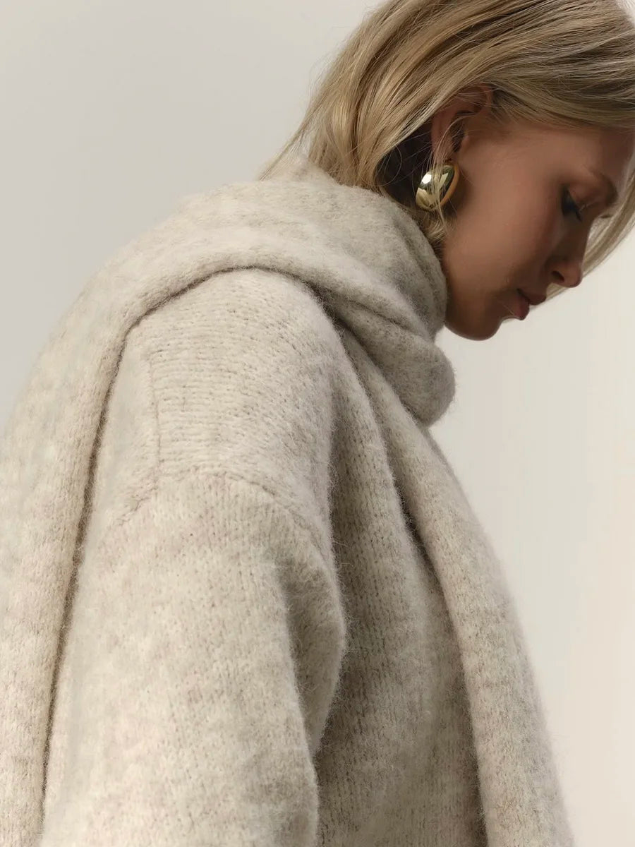 MIRRACH DESIGN WOOL SWEATER FOR WOMEN