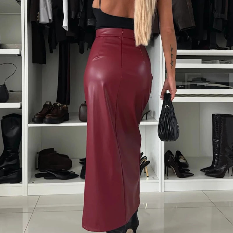 Rachel Leather Skirts