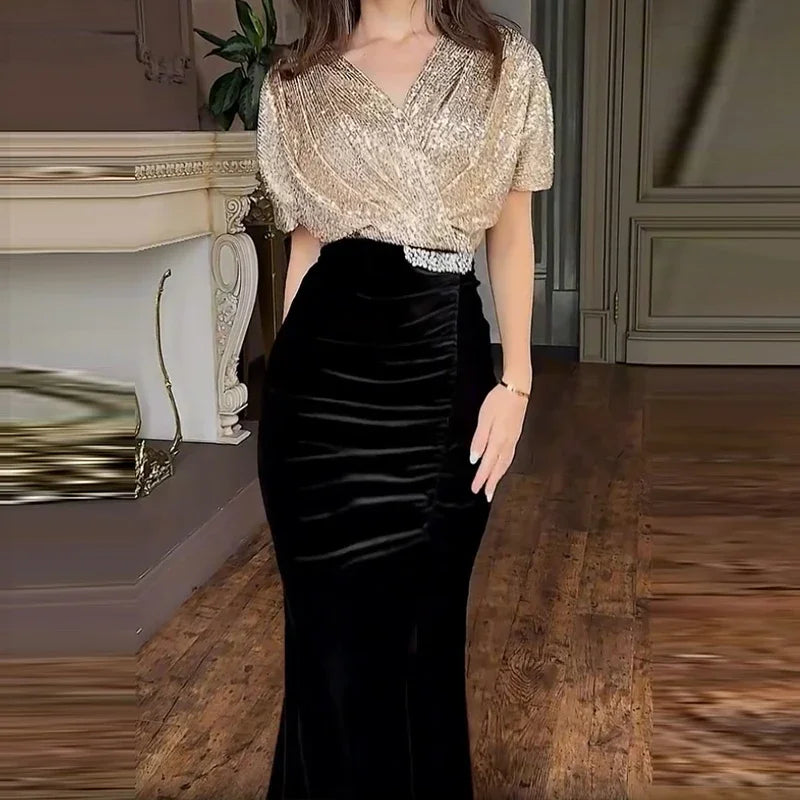 MIRRACH DESIGN EVENING IRENE DRESS