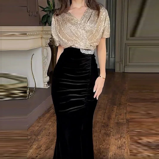 MIRRACH DESIGN EVENING IRENE DRESS