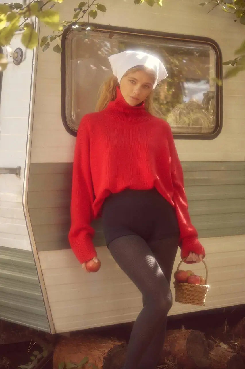 MIRRACH DESIGN WOMEN'S KNITTED SWEATER