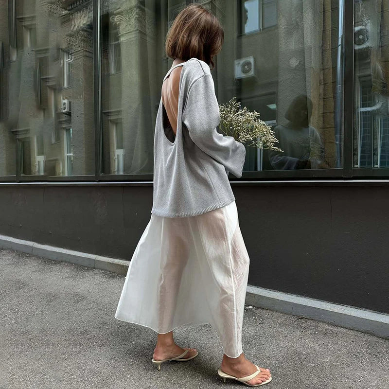 MIRRACH DESIGN 
WOMEN'S KNITTED SWEATER