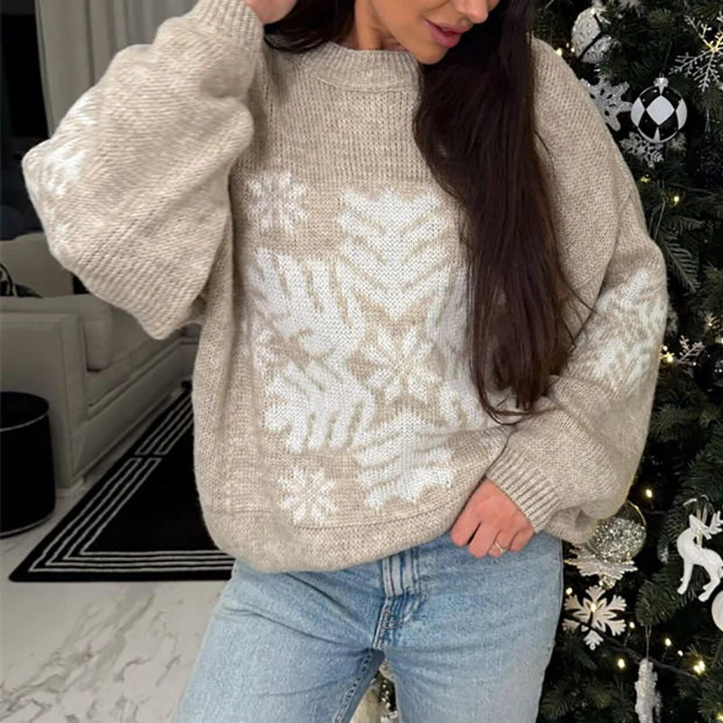 MIRRACH DESIGN WOMEN'S CHRISTMAS PTINTED SWEATERS