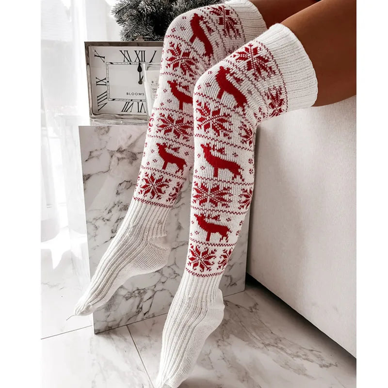 Christmas Long Knitted Stockings