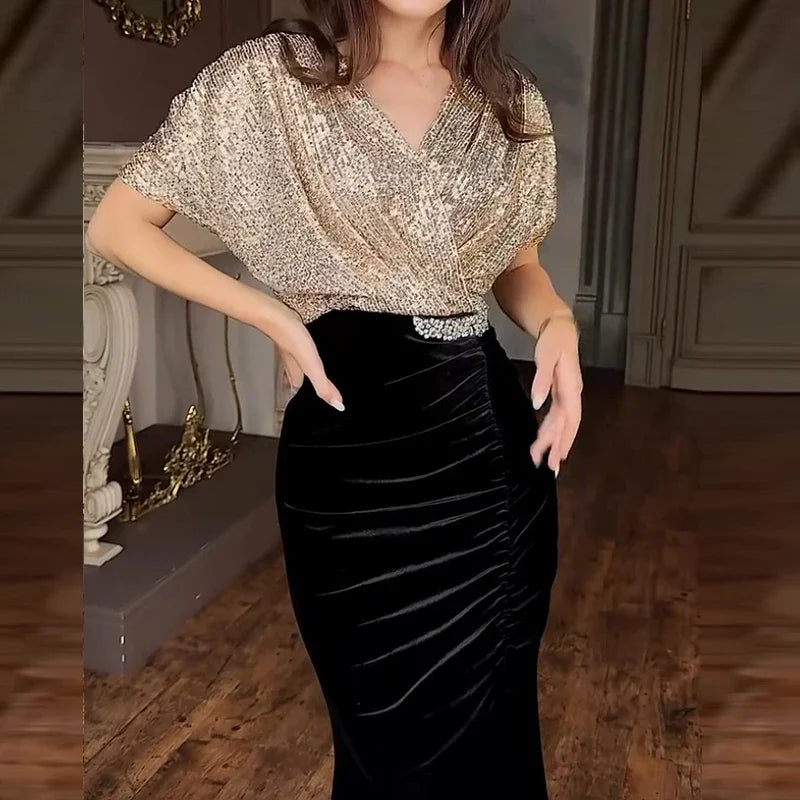 MIRRACH DESIGN EVENING IRENE DRESS