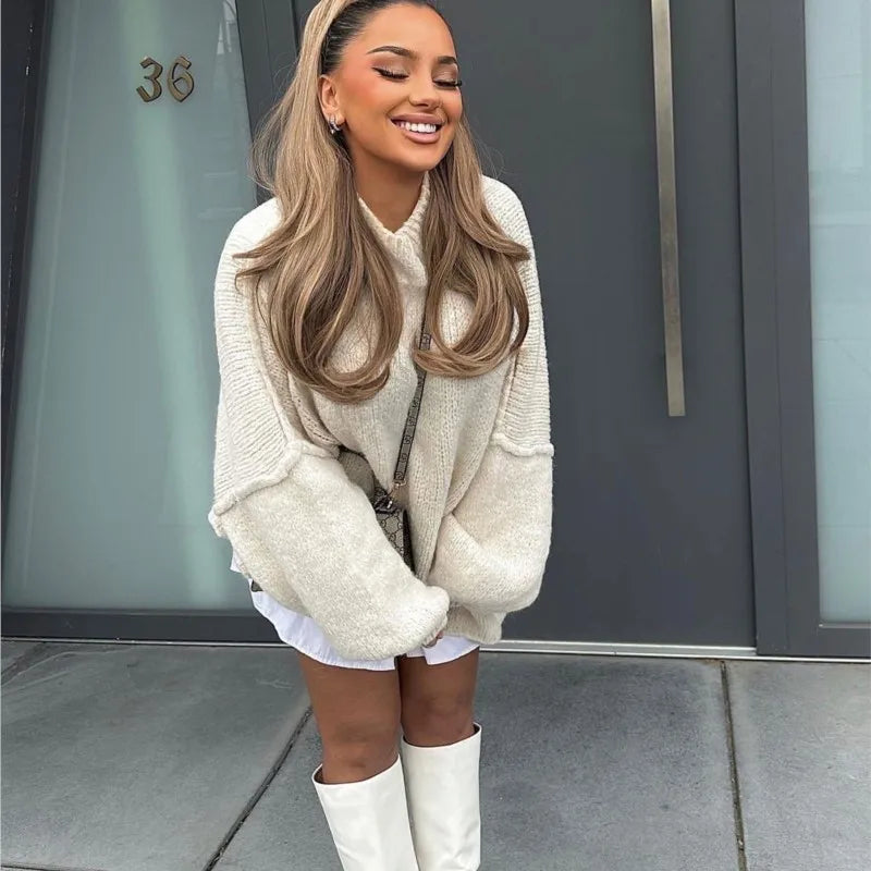 MIRRACH DESIGN WOMEN'S KNITTED SWEATER